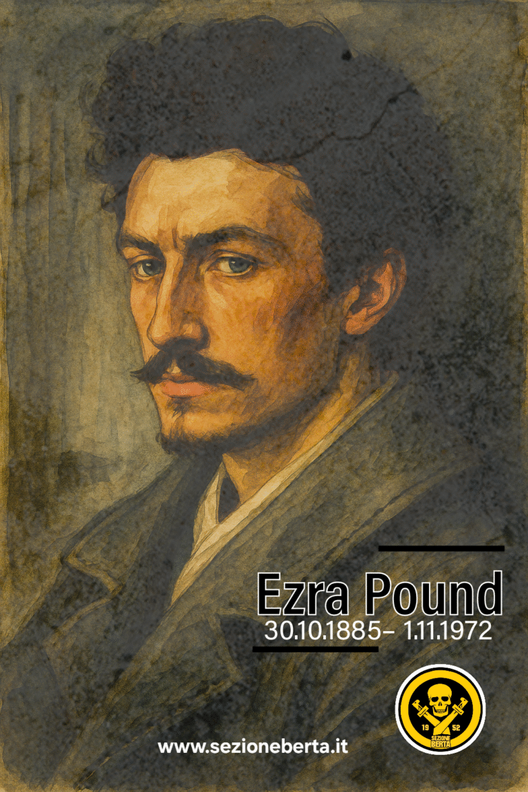 140 anni dalla nascita del grande poeta ribelle Ezra Pound 140 anni dalla nascita del grande poeta ribelle Ezra Pound