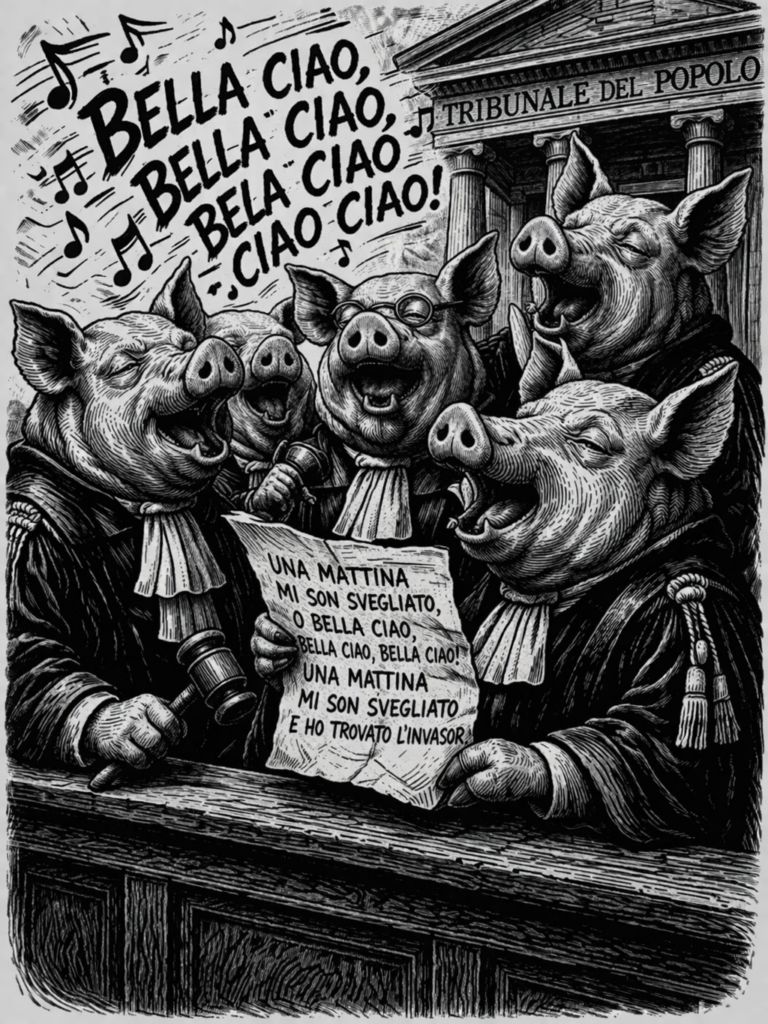 L’Anm di Napoli mostra il suo vero volto cantando “Bella Ciao”.