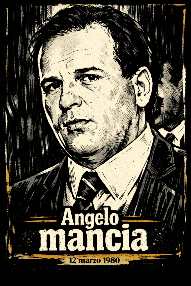 Angelo Mancia:la schiena dritta che il piombo non ha piegato