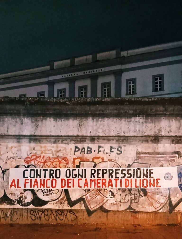 Solidarietà ai camerati di Lione Solidarietà ai camerati di Lione