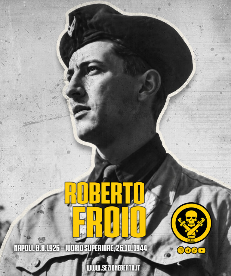 Roberto Froio, diciotto anni e nessun ritorno. Roberto Froio, diciotto anni e nessun ritorno.