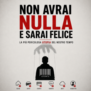 Non avrai nulla e sarai felice: la più pericolosa utopia del nostro tempo